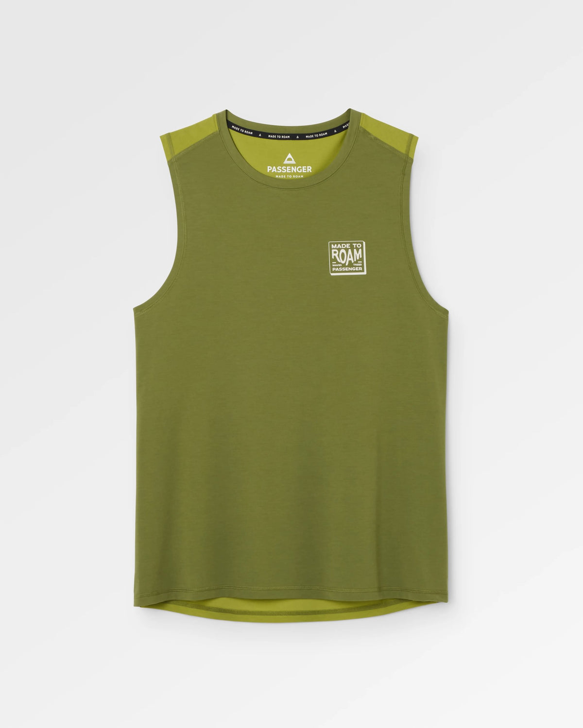 Solstice Drirelease® Active Vest - Clover/Tea Green - Flatlay