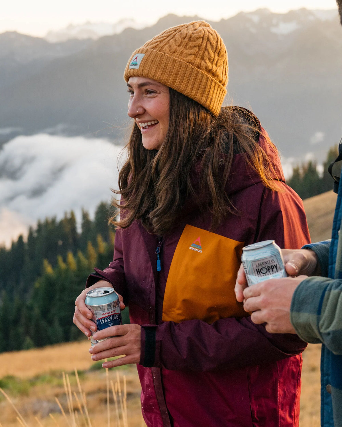 Trailscape Women's Waterproof Jacket - Fig/Wild Berry - Lifestyle