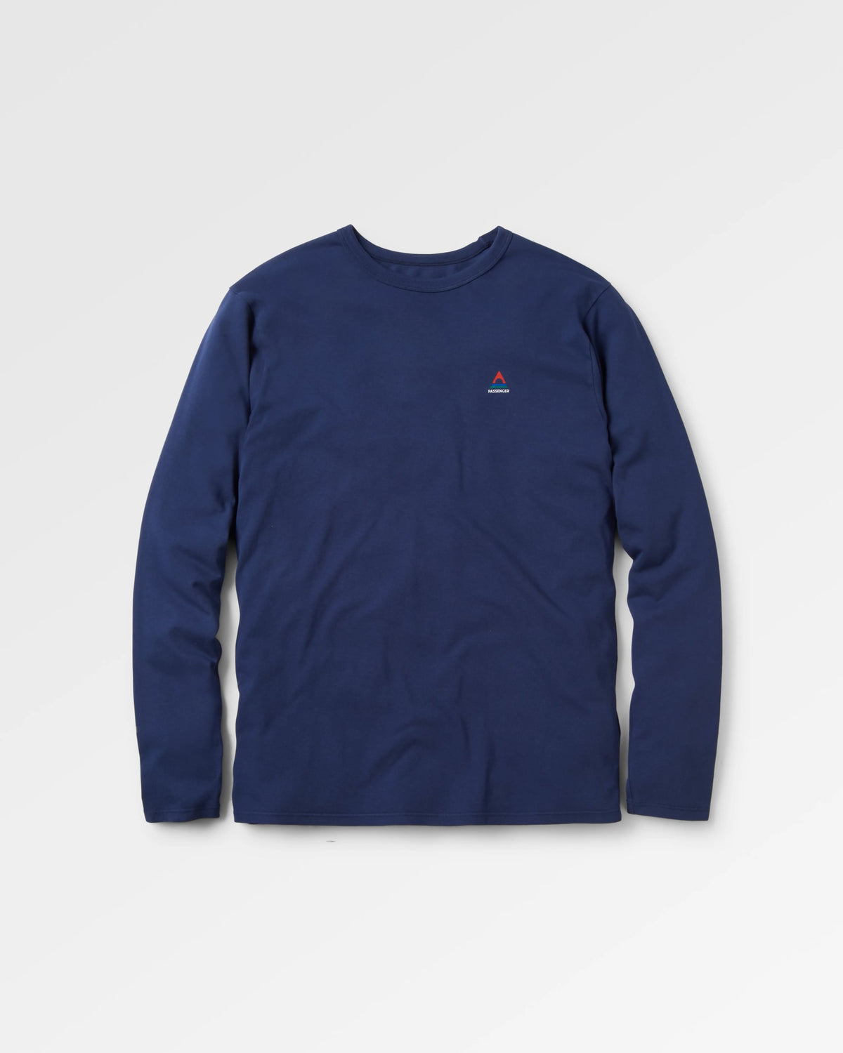 Classic Logo LS T-Shirt - Rich Navy - Flatlay