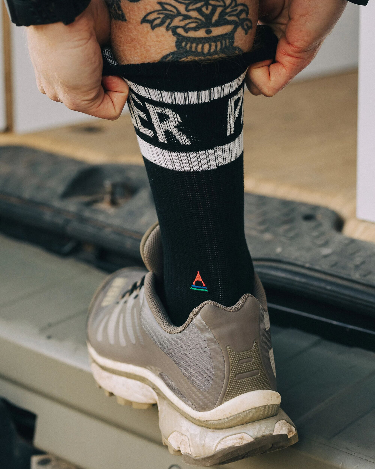 Classic Passenger Crew Socks - Black - Lifestyle - Male