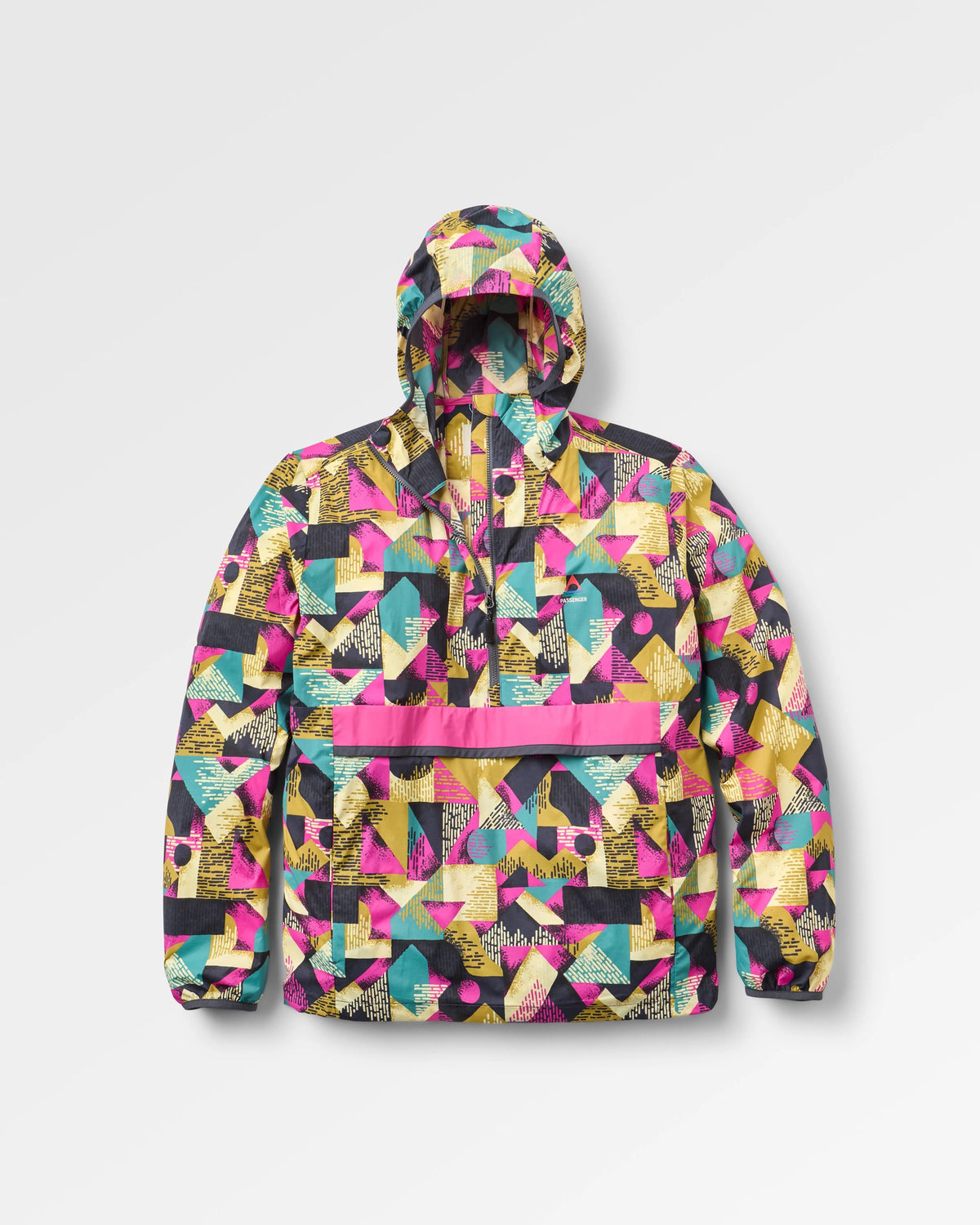 Viento Windshell Anorak - Mosaic Mountain Charcoal - Flatlay