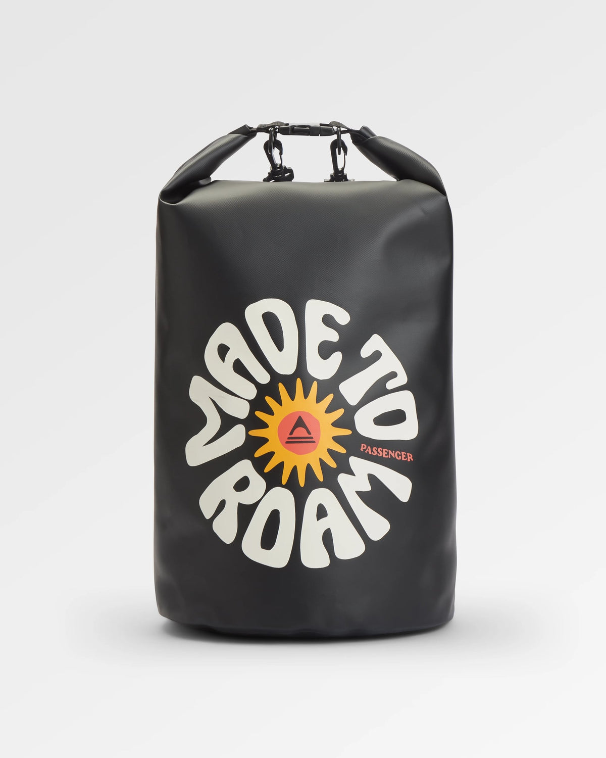Tide 30L Dry Bag - Black - Flatlay