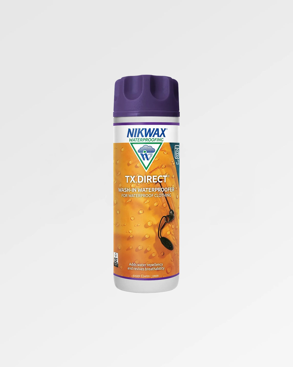 Nikwax TX Direct Wash In Waterproofer - 300ml - White - Flatlay