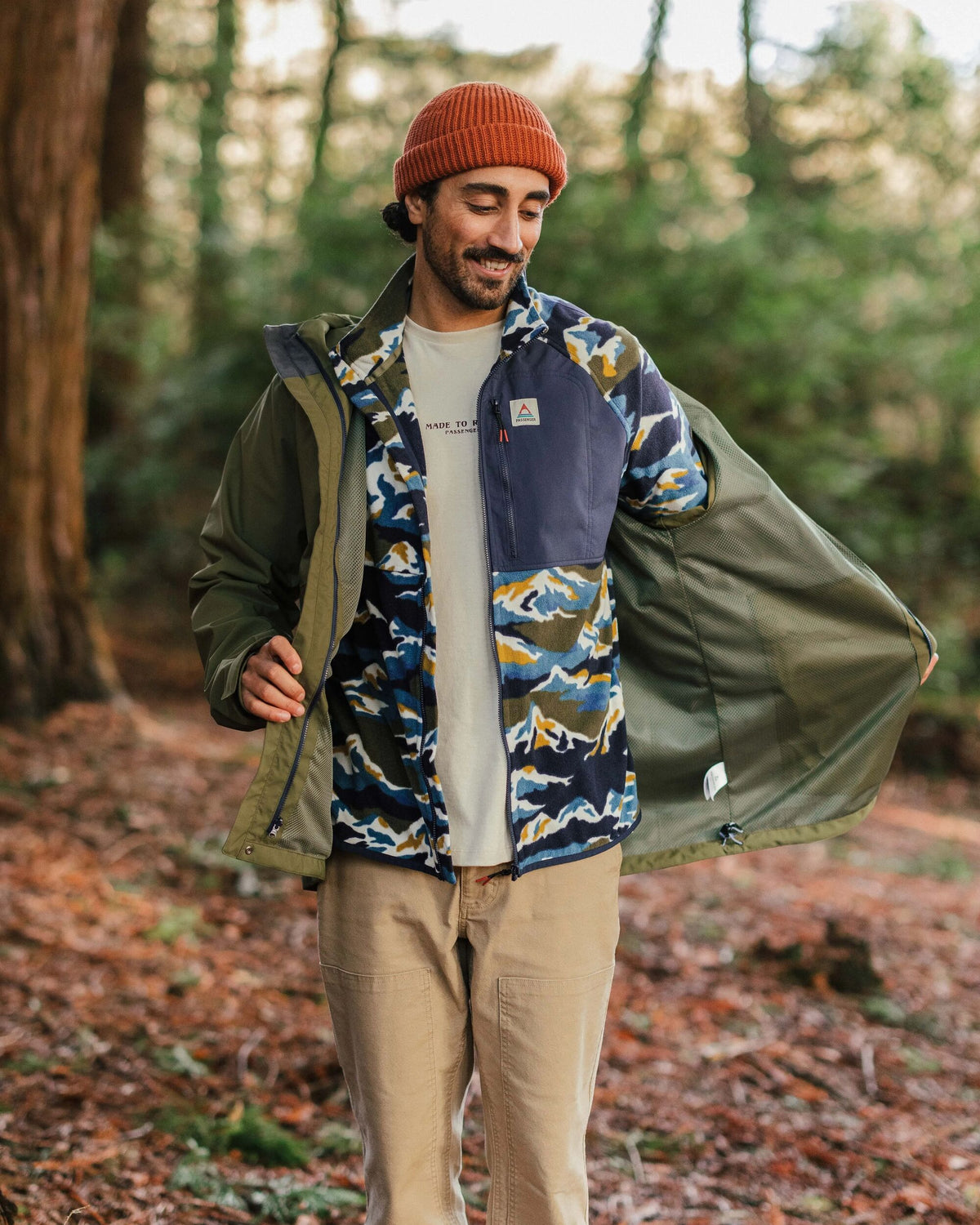 Graniteridge Waterproof 3 in 1 Jacket - Khaki - Lifestyle