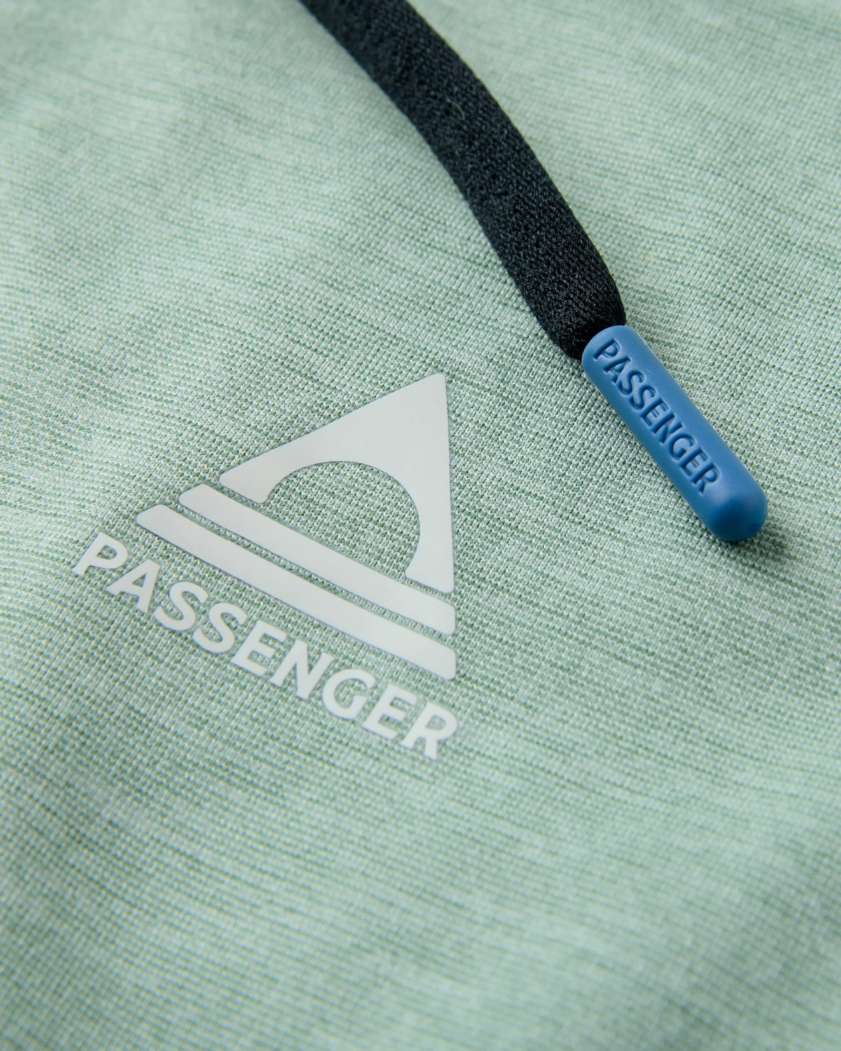 Light Ray Hooded UPF50 LS T-Shirt - Pistachio Marl - Flatlay