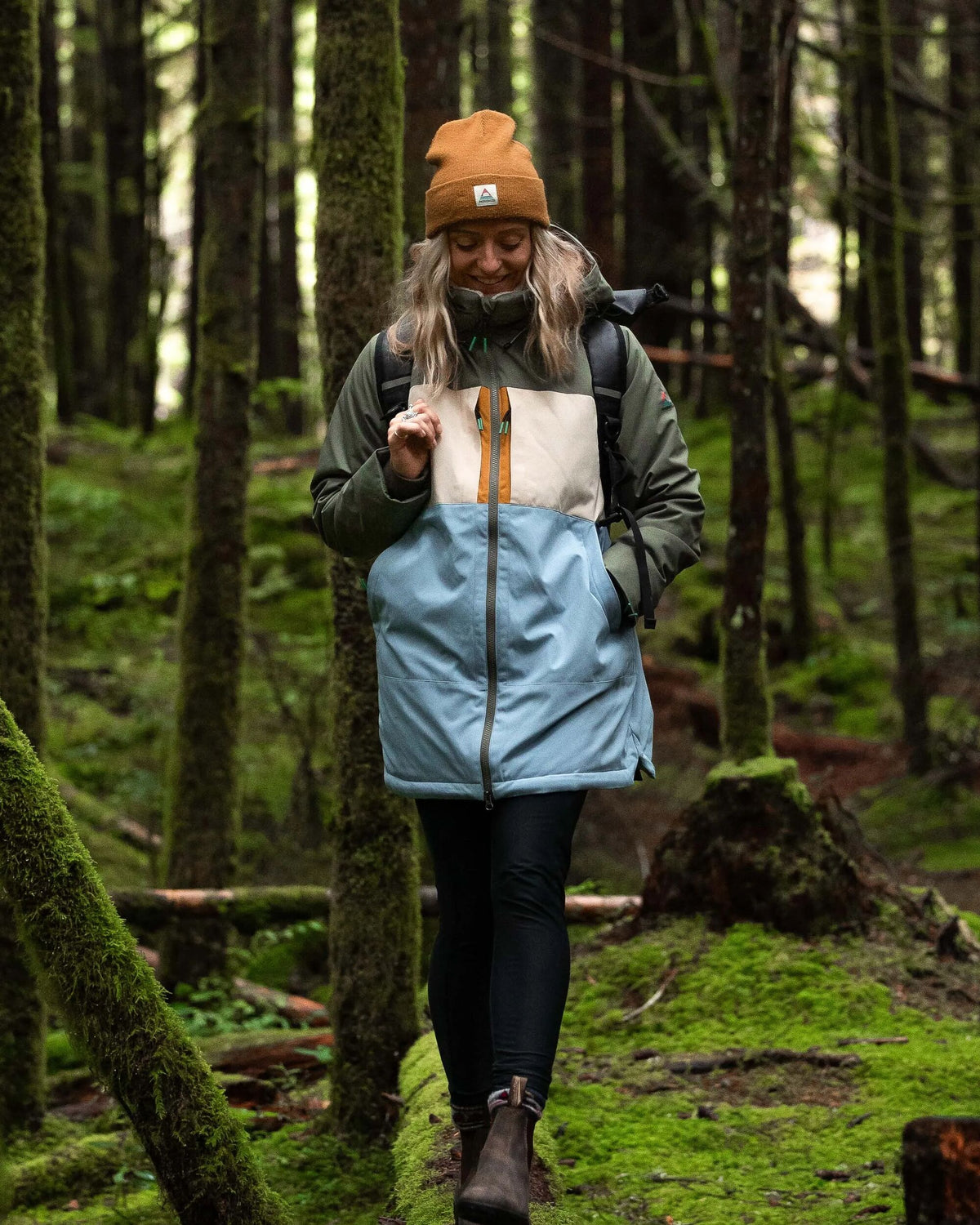 Lumi Insulated Parka - Faded Denim - IGC