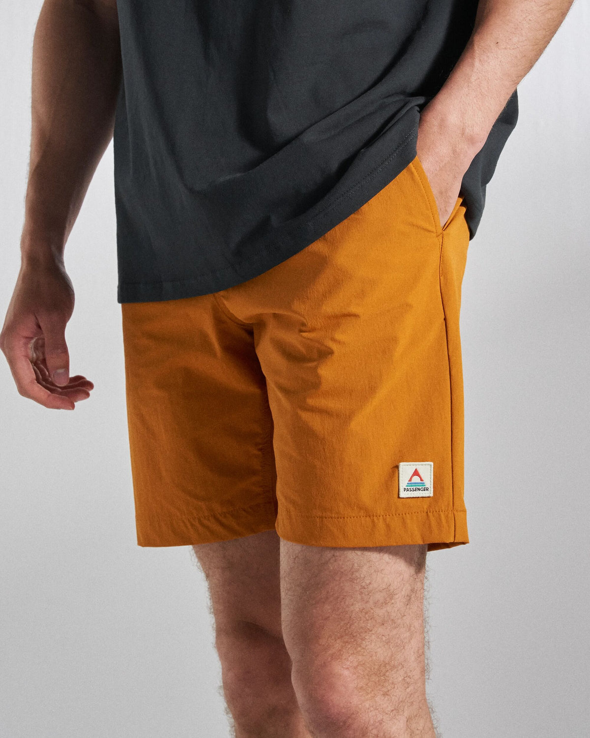 Drifter NetPlus® Lined Beach Short - Retro Orange - Studio Model