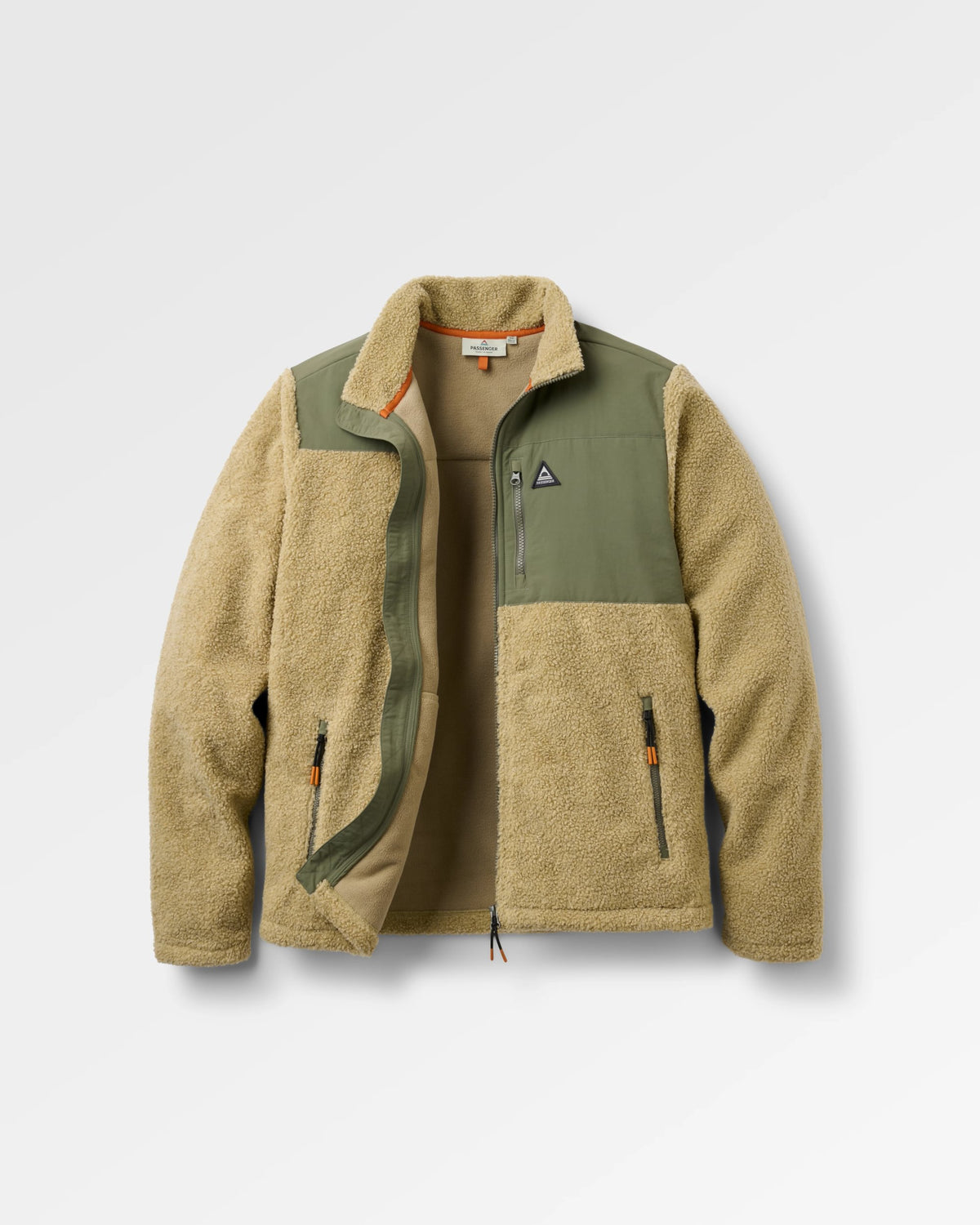 Wide Pine Windproof Fleece - Oatmeal - Flatlay