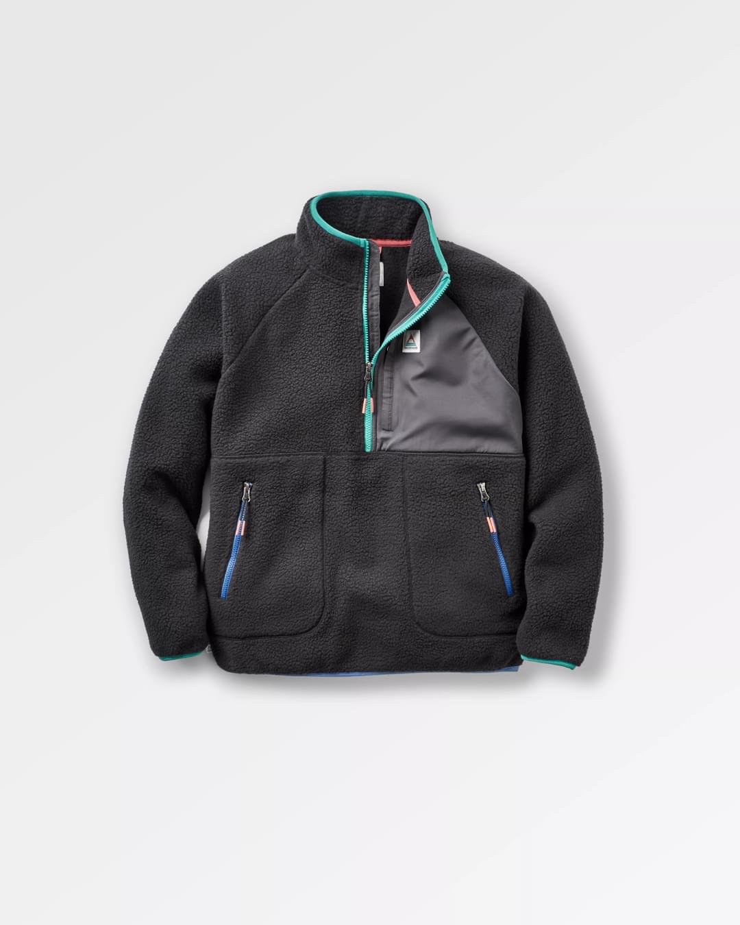 Home Sherpa Fleece - Black - Flatlay