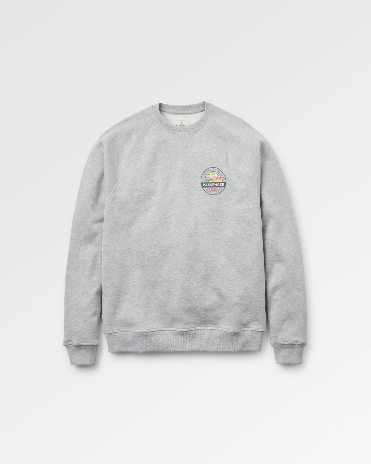 Odyssey Sweatshirt - Mid Grey Marl - Flatlay