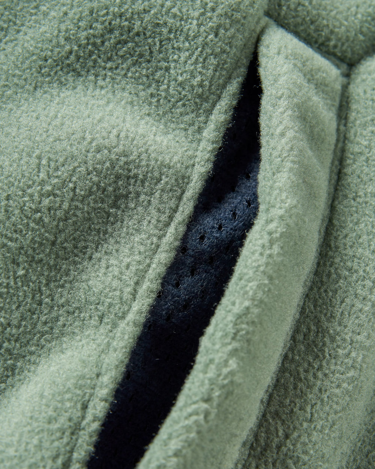Woodland Hooded 1/2 Zip Polar Fleece - Black/ Dark Forest - Flatlay