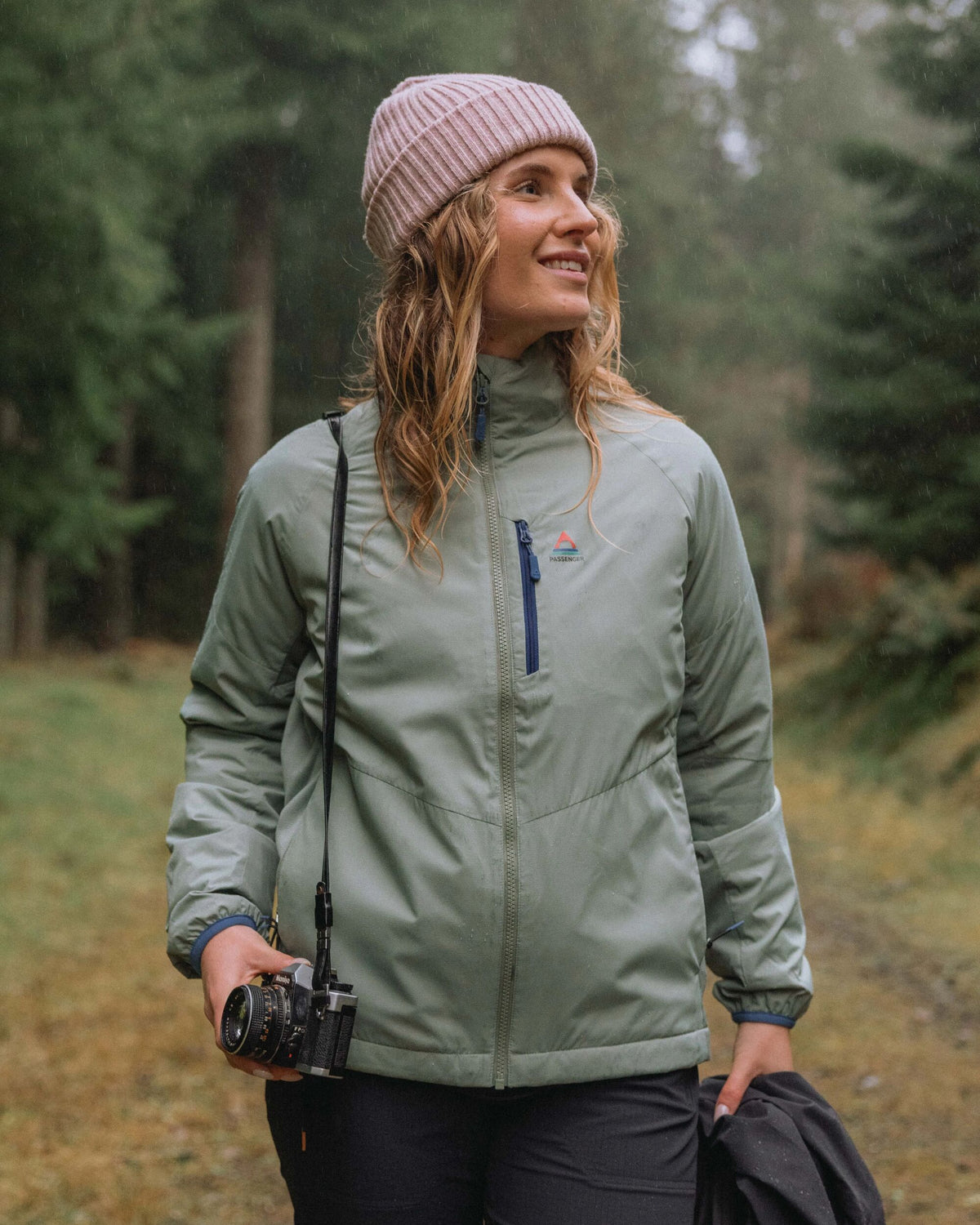 Shasta Lightweight Thermore® Hoodless Jacket - Pistachio - Lifestyle