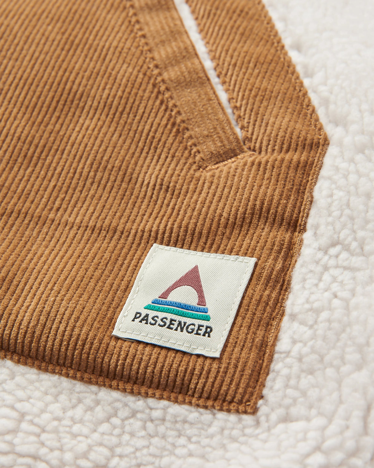 Clover Sherpa Fleece - Vintage White - Flatlay