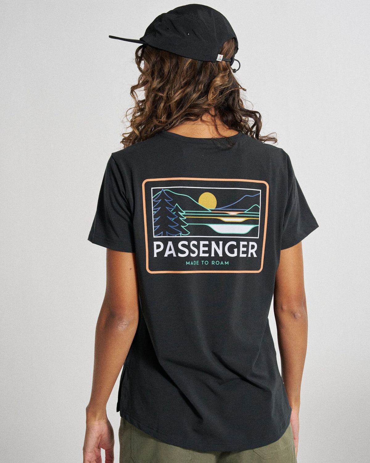 Roamer Women's Drirelease® Active T-Shirt - Black - Studio Model