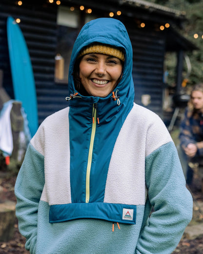 Maren 1/2 Zip Sherpa Fleece - Arctic - Lifestyle
