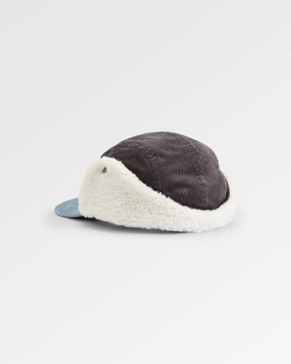 Daytime Sherpa Lined Hat - Charcoal - Flatlay