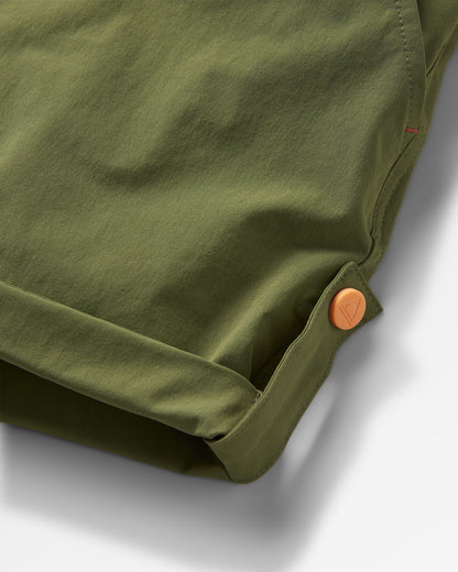365 Trail Roll Up Short - Khaki - Flatlay