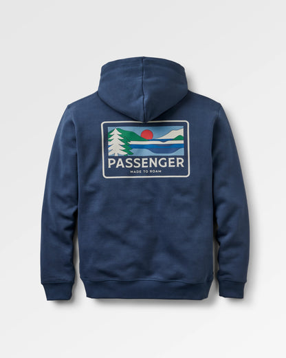 Roamer Hoodie - Rich Navy - Flatlay