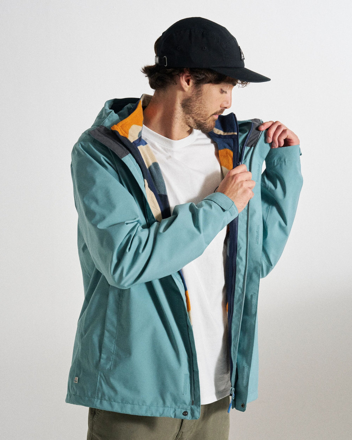 Graniteridge Waterproof 3 in 1 Jacket - Arctic - Studio Model