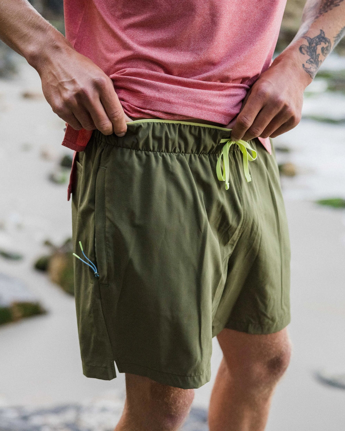 Sandune Trail Short - Khaki - Lifestyle