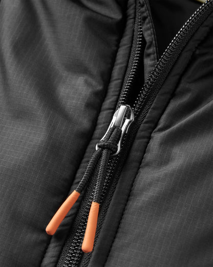 Oceanic Insulated Anorak - Storm Grey/Deep Plum - Flatlay