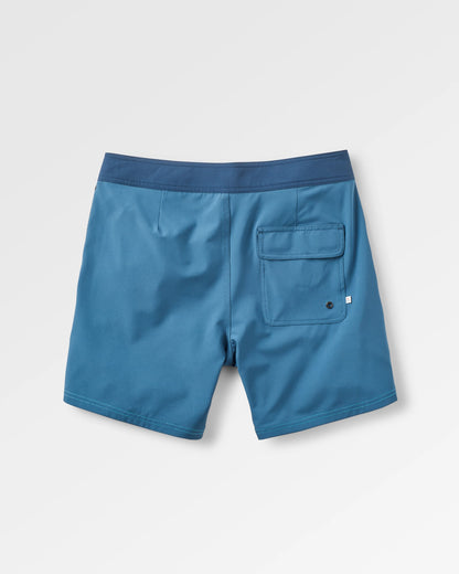 Hollow Boardshort - Blue Pool - Flatlay