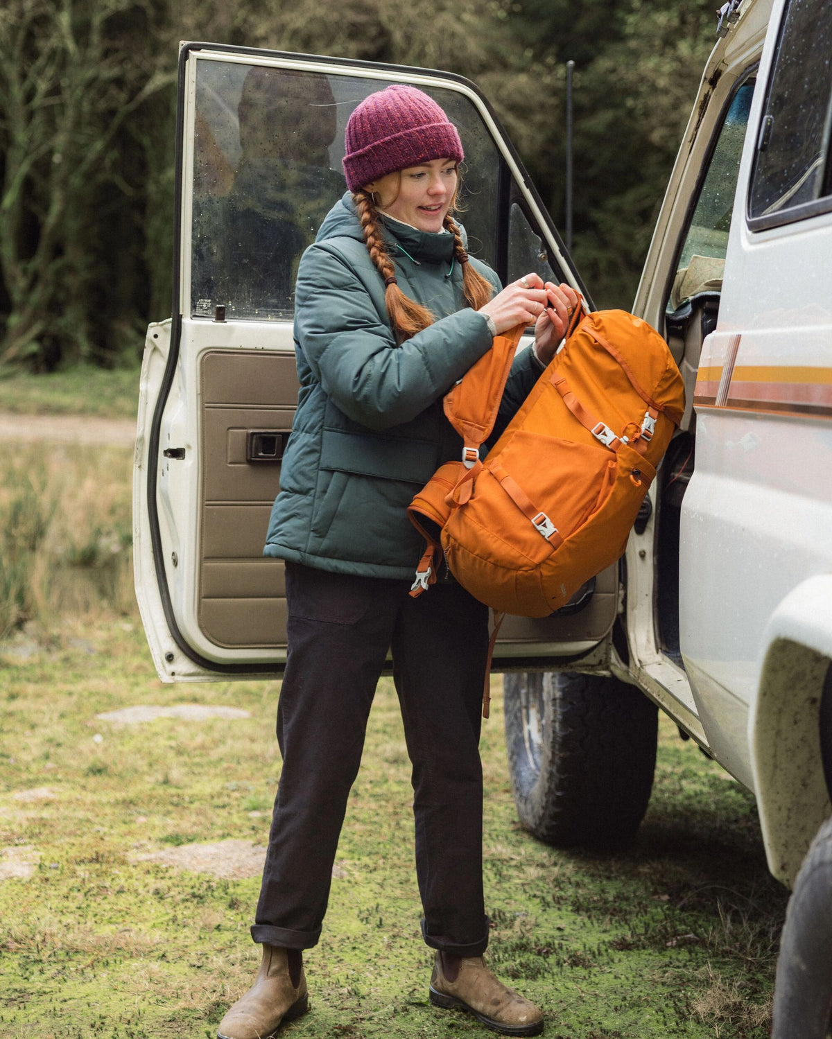 Nook Down Jacket - Dark Fern  - Lifestyle