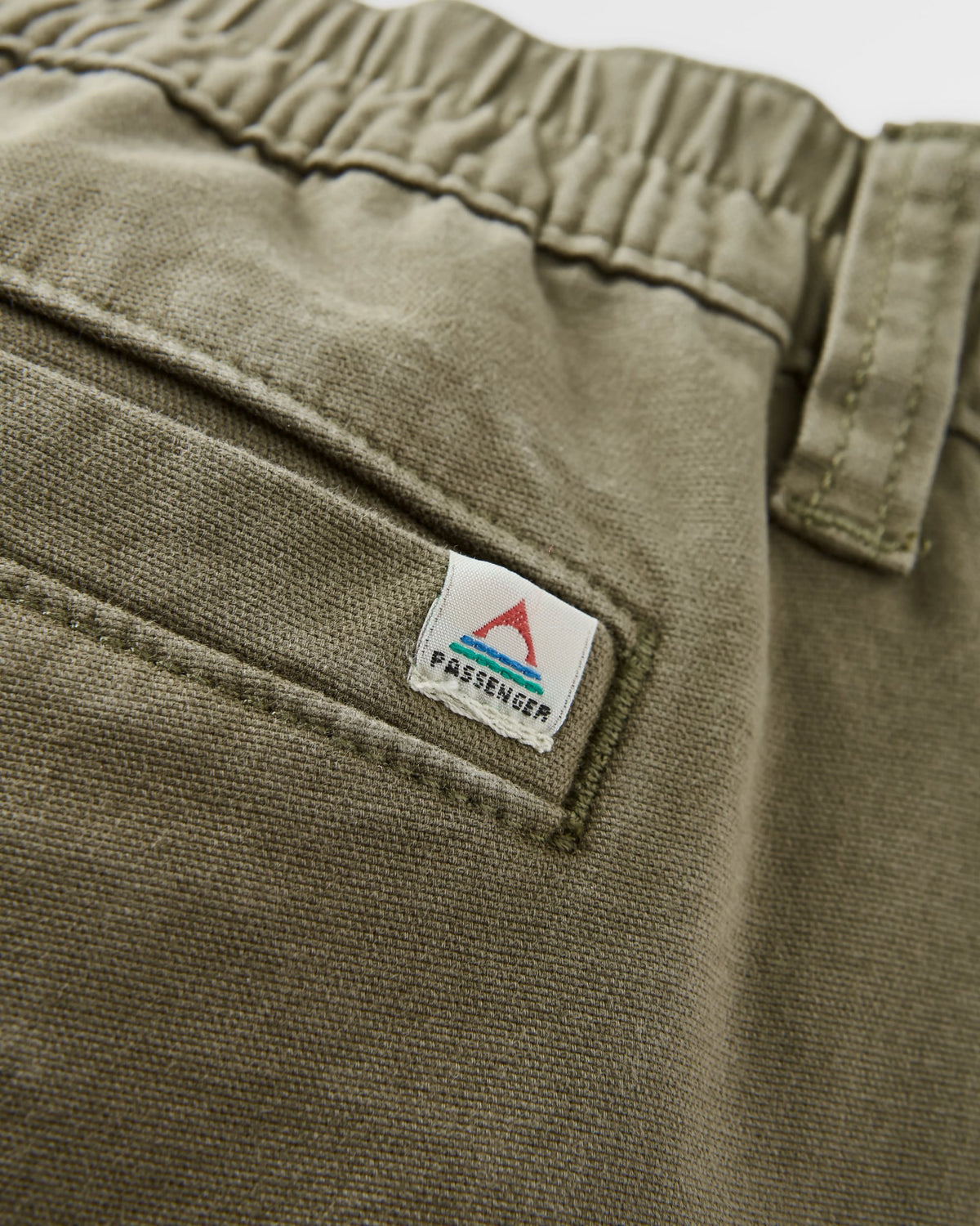 Horizon Regular Fit Trouser - Dusty Olive - Flatlay