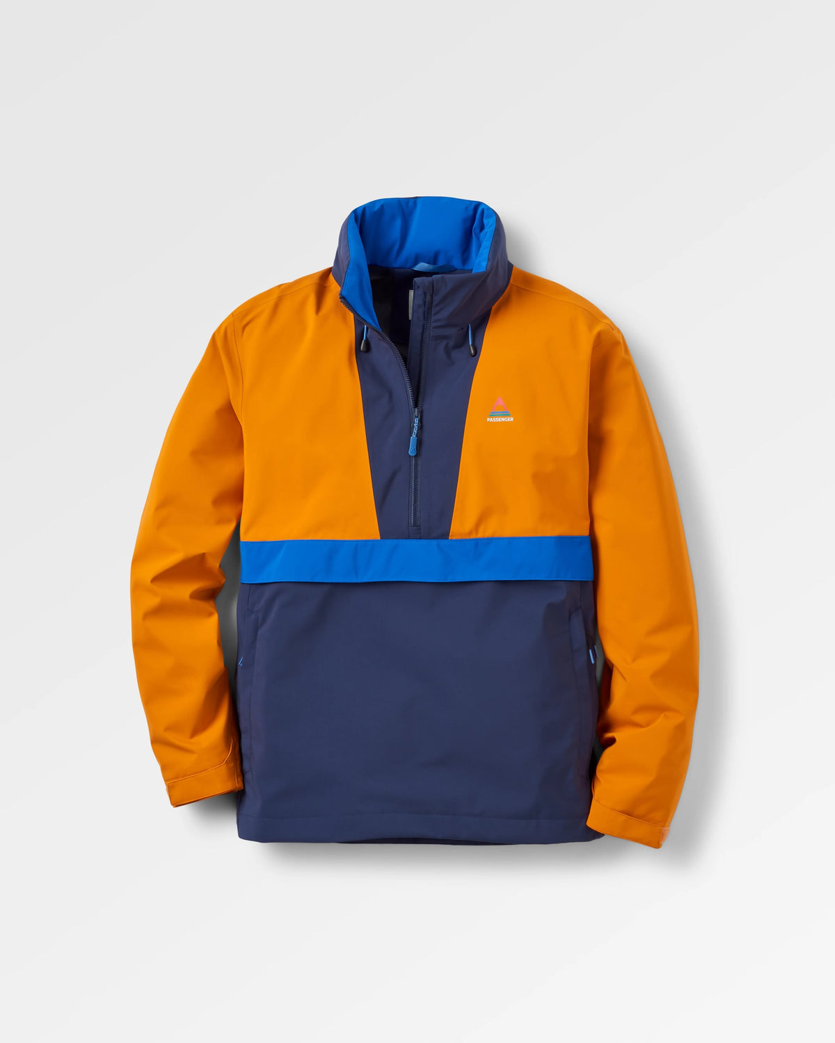 Skyline Waterproof Anorak - Sunrise Orange - Flatlay
