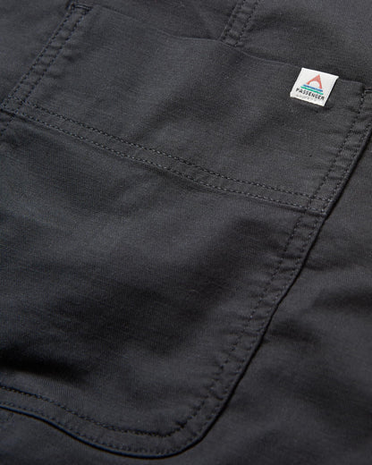 Meadows Cotton Dungarees - Black - Flatlay