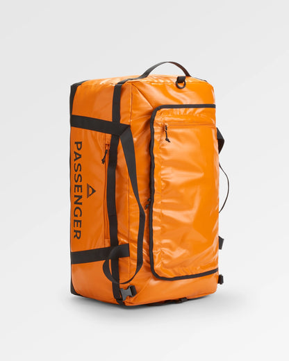 Roamer 80L Duffel Bag - Sunrise Orange - Flatlay