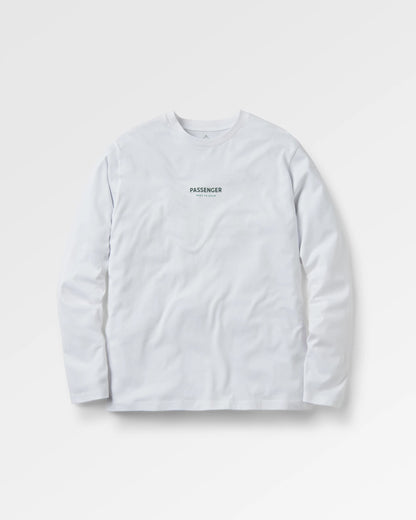 Phoenix Cotton LS T-Shirt - White - Flatlay
