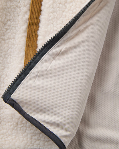 Trekker Deep-Pile Sherpa Fleece - Warm Ivory - Flatlay