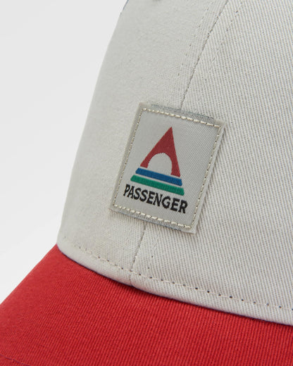 Heritage Mesh Snapback Cap - Navy/Red Spice - Flatlay