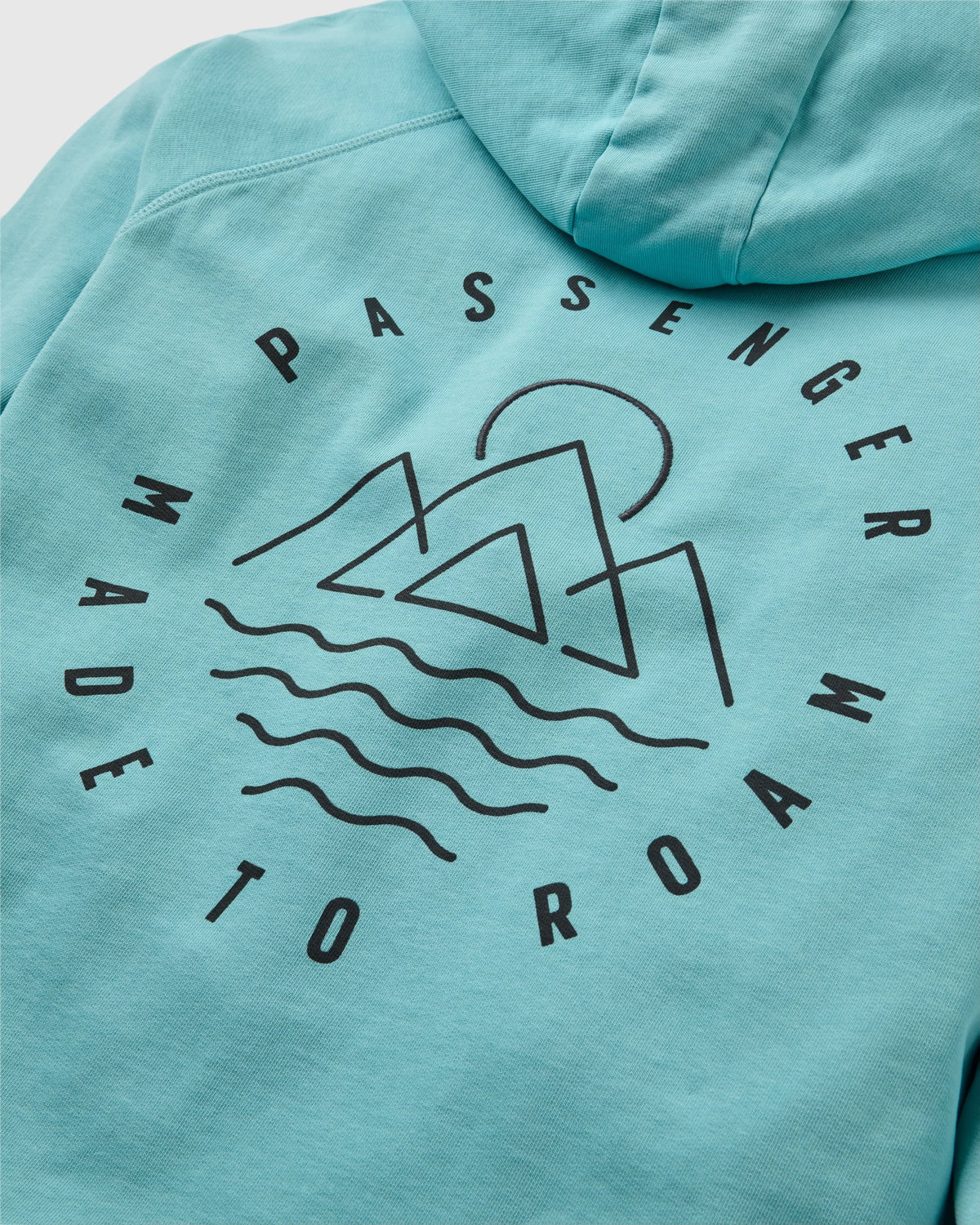 Remote Hoodie - Retro Blue  - Flatlay