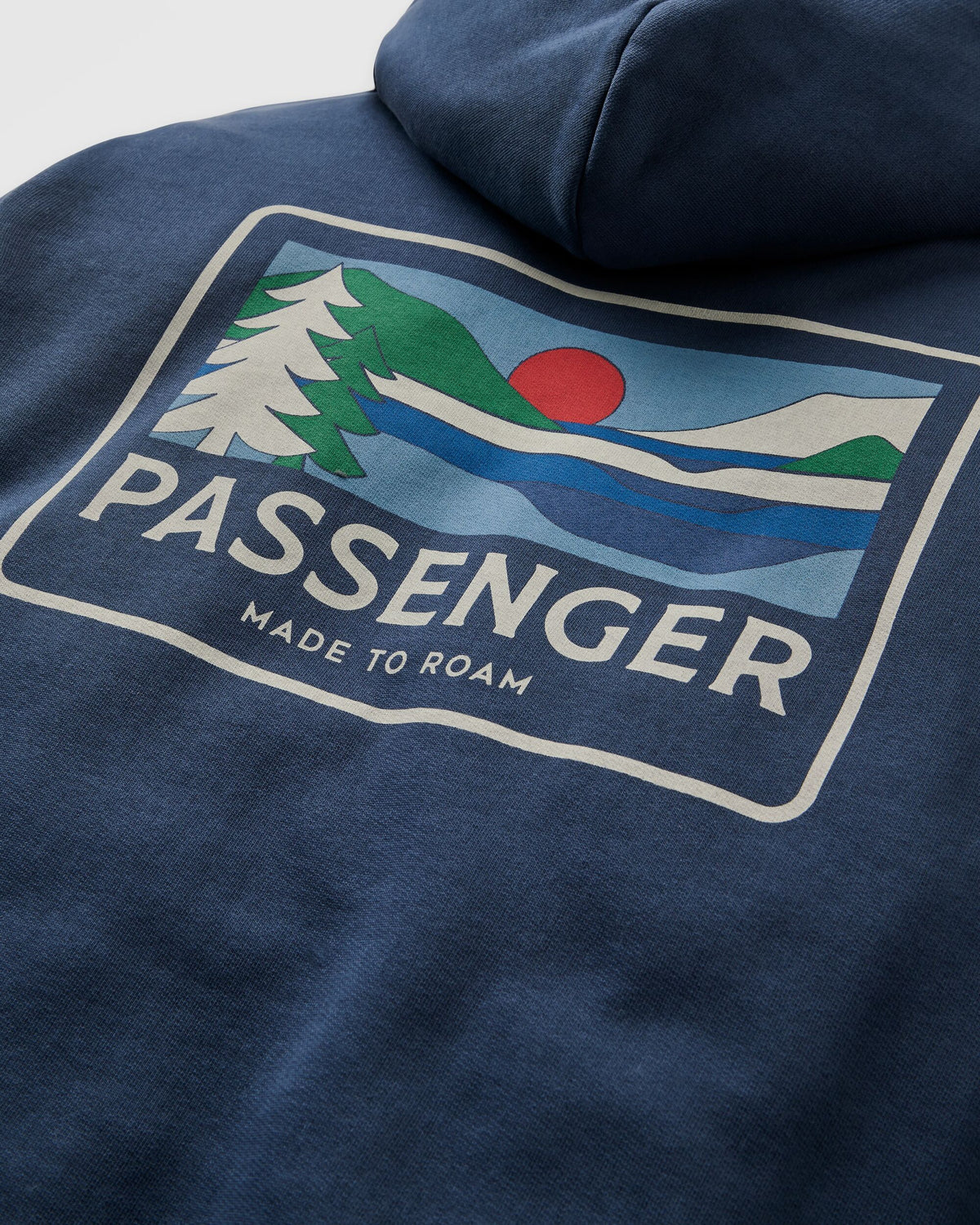Roamer Hoodie - Rich Navy - Flatlay