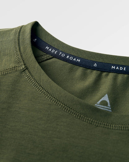 Sedona Active T-Shirt - Khaki - Flatlay