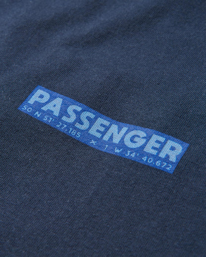 Distance Relaxed Fit T-Shirt - Deep Navy - Flatlay