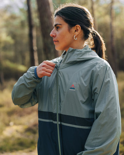 Viento Windshell Jacket - Pistachio/Dark Denim - Lifestyle
