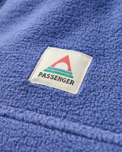 Take It Easy Polar Fleece - Purple Indigo - Flatlay