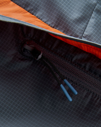 Viento Windshell Anorak - Charcoal - Flatlay