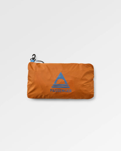 Gusto Windshell Jacket - Sunset Orange/Charcoal - Flatlay