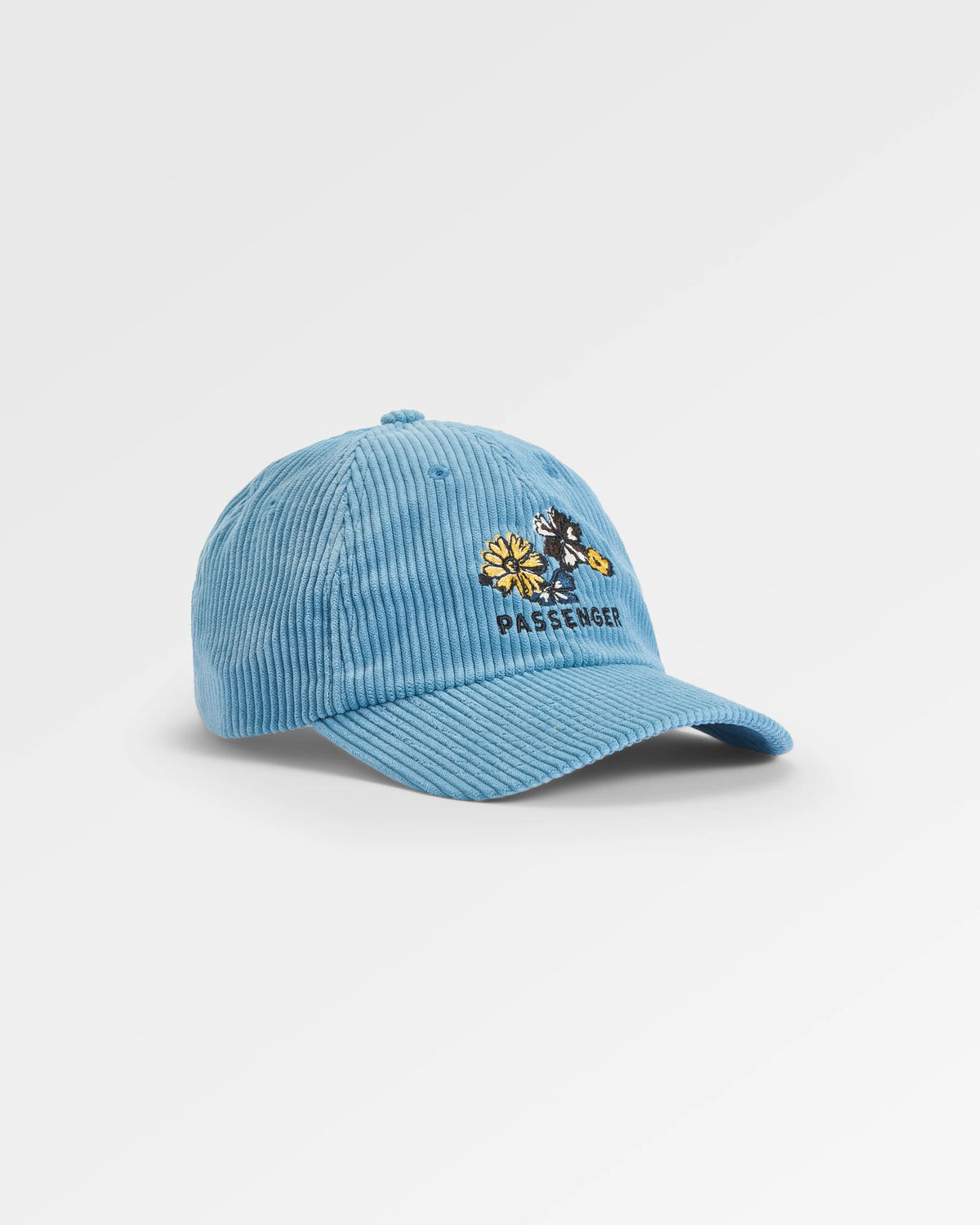 Akita 6 Panel Cap - Faded Denim - Flatlay