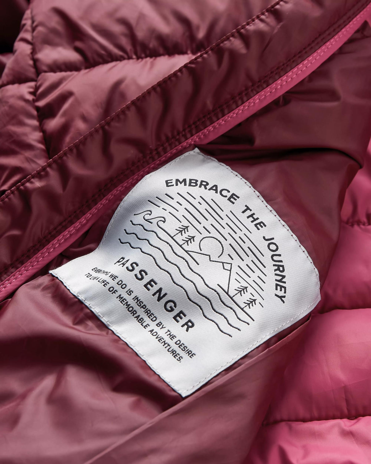Pow Insulated Jacket - Wine - Flatlay