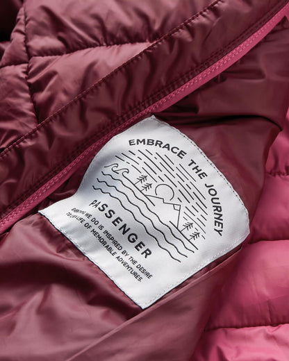 Pow Insulated Jacket - Wine - Flatlay