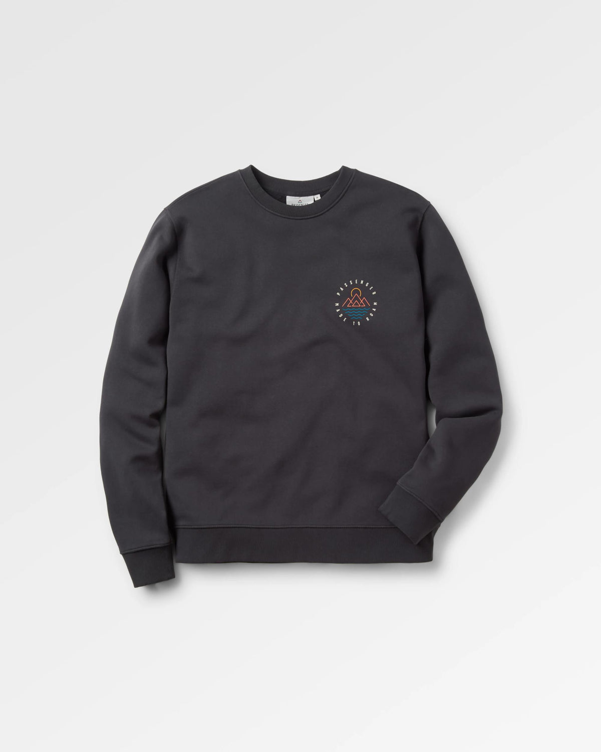 Escapism Regular Fit Sweatshirt - Black - Flatlay