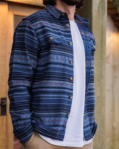 Slowdown Heavyweight Overshirt - Dark Denim - Lifestyle