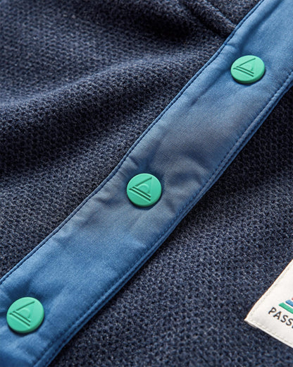 Women's Snowdrop Polartec® Fleece - Lilac/ Deep Navy - Flatlay