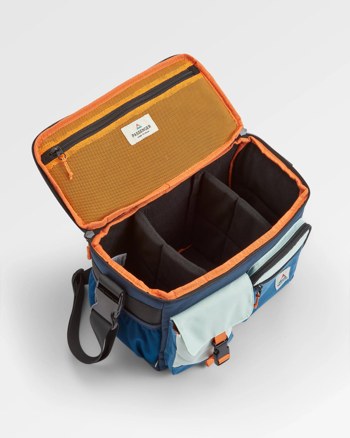 Boondocker Camera Bag - Rich Navy/Surf Spray/Moonlight Blue - Flatlay