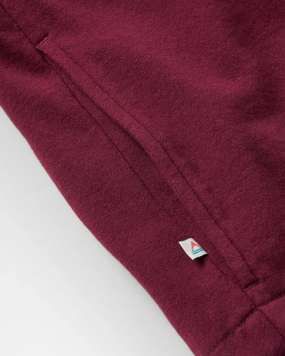 Jazz  Cotton Sweatshirt - Fig - Flatlay